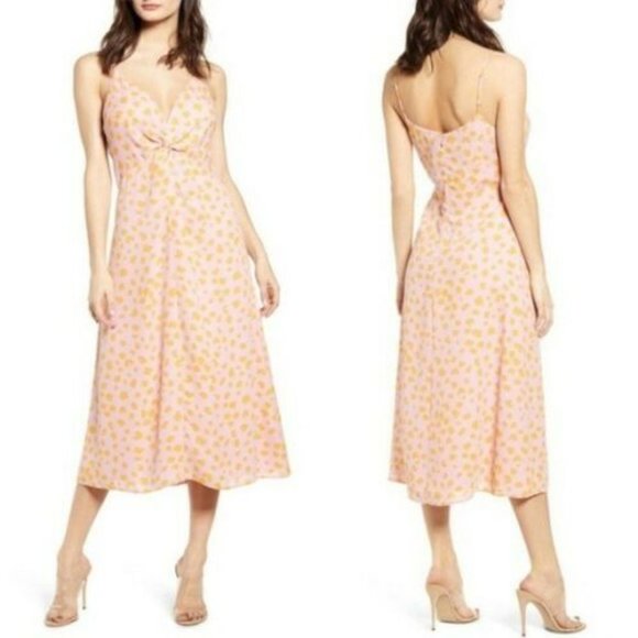 Leith Dresses & Skirts - NWT - Leith “Pink Lemonade Ditsy Animal” XL